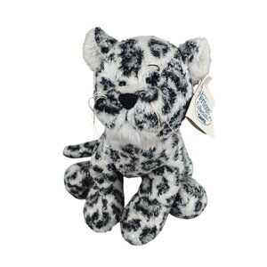 Heritage Collection By Ganz Plush Snow Leopard Grey Cat Bianca Stuffed Animal